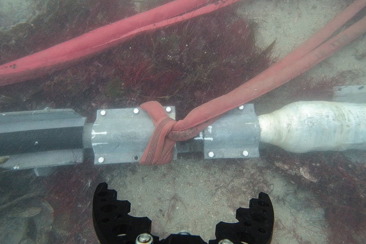 Changement de câble sous-marin