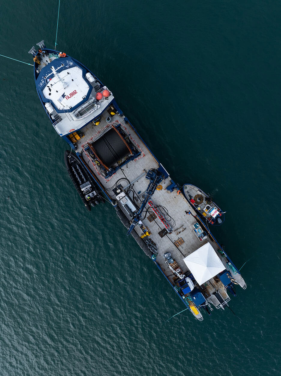 le Men Du, navire amiral de Seaway Offshore